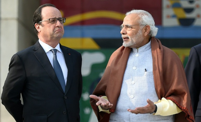 New Delhi (AFP). Inde : Hollande retrouve Modi pour débloquer la vente des Rafale