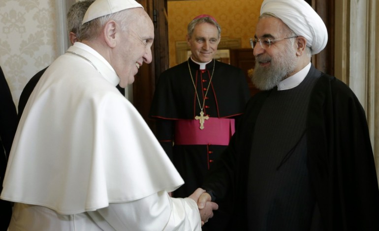 Rome (AFP). Après Rome, Rohani poursuit à Paris le rapprochement de l'Iran avec les puissances européennes