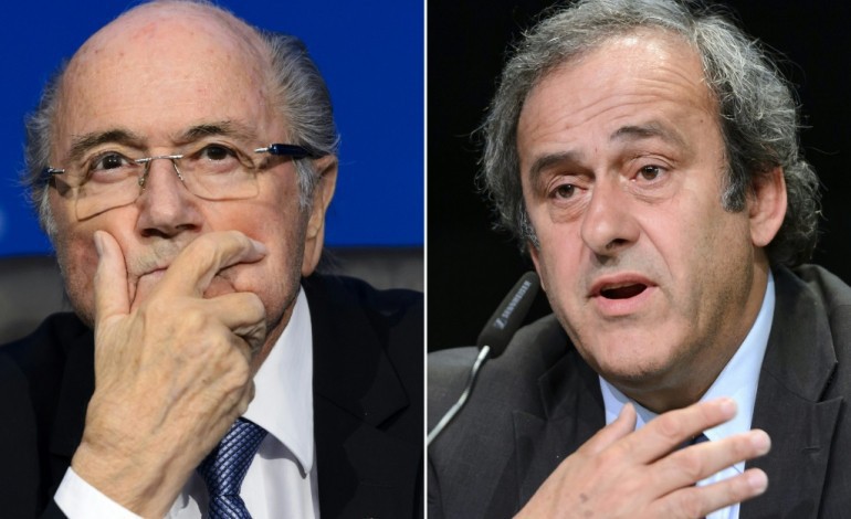 Paris (AFP). Fifa: Platini et Blatter passeront en commission d'appel les 15 et 16 février