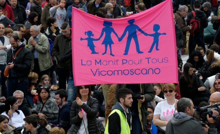 Rome (AFP). Italie: des milliers d'opposants aux unions civiles attendus à Rome
