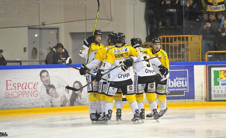 Hockey: les Dragons de Rouen s'offrent la victoire face à Lyon