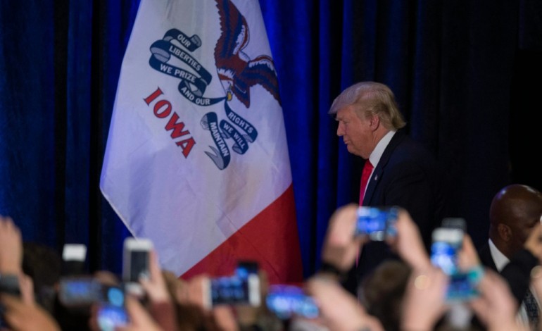 Des Moines (Etats-Unis) (AFP). Primaires pour la Maison Blanche: débuts difficiles pour Trump et Clinton 