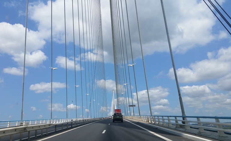 Pont de Normandie : circulation interrompue ce lundi matin
