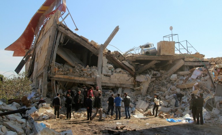 Beyrouth (AFP). Syrie: 50 tués dans des bombardements d'écoles et d'hôpitaux 