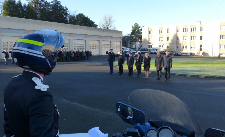 Cérémonie d'hommage aux gendarmes décédés dans l'accomplissement de leurs missions
