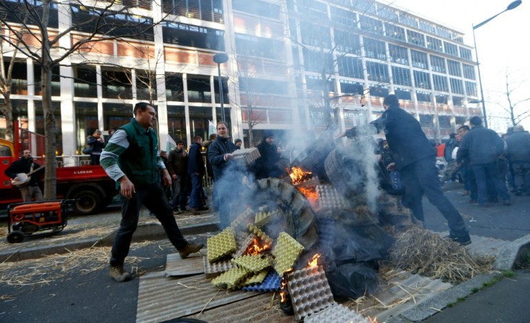 Rennes (AFP). Agriculteurs: nouvelle démonstration de force attendue à Rennes