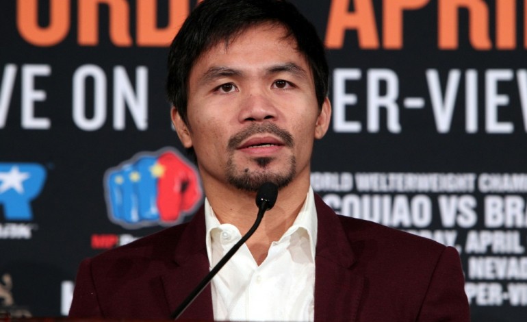 New York (AFP). Boxe: Nike coupe ses liens avec Manny Pacquiao après des propos homophobes