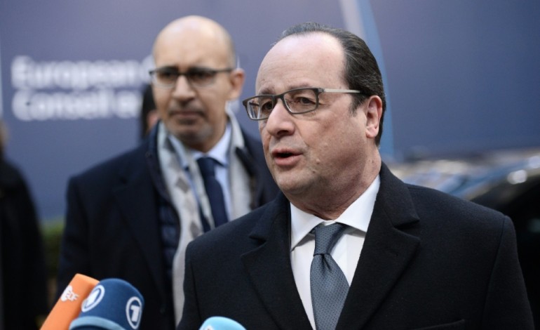 Paris (AFP). Réfugiés, Brexit: Hollande met en garde contre une dislocation de l'Europe