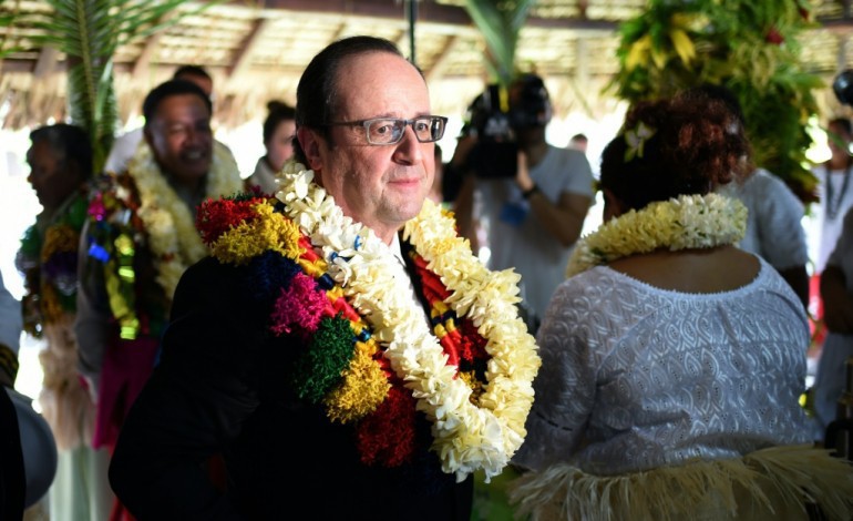 Papeete (AFP). Hollande en Polynésie: l'ombre des essais nucléaires plane sur la visite