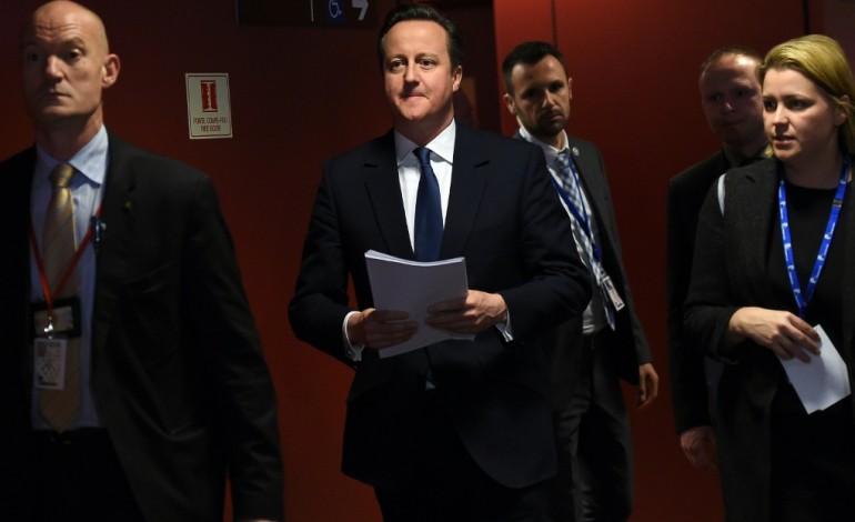 Londres (AFP). Référendum sur l'UE: Boris Johnson et David Cameron face à face