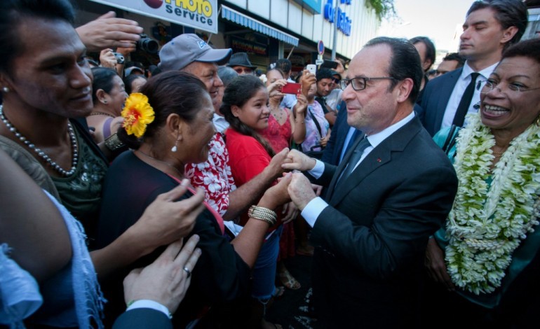 Papeete (AFP). Polynésie : Hollande reconnaît l'impact des essais nucléaires