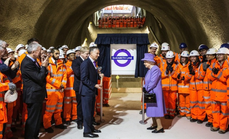 Londres (AFP). La nouvelle ligne de métro londonien s'appellera Elizabeth