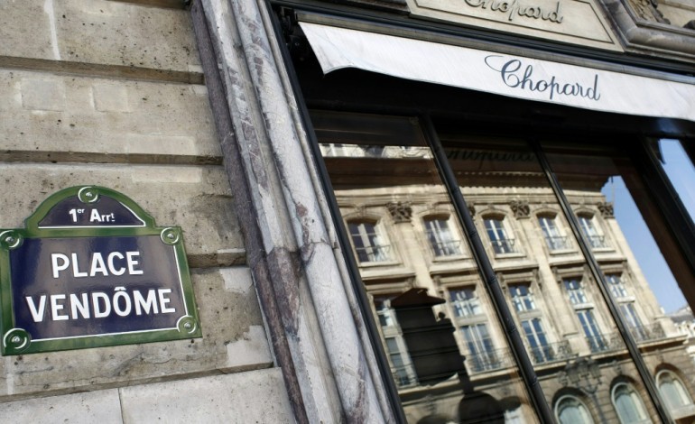 Paris (AFP). Vol à main armée à la bijouterie Chopard place Vendôme à Paris
