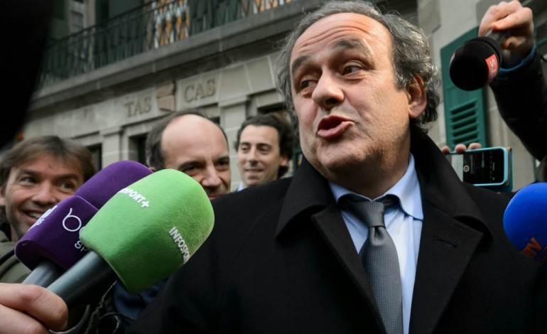 Lausanne (AFP). Fifa: Platini a fait appel de sa suspension devant le Tribunal arbitral du sport 
