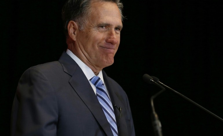 Oxon Hill (Etats-Unis) (AFP). Mitt Romney revient en scène pour couler Donald Trump, favori des primaires