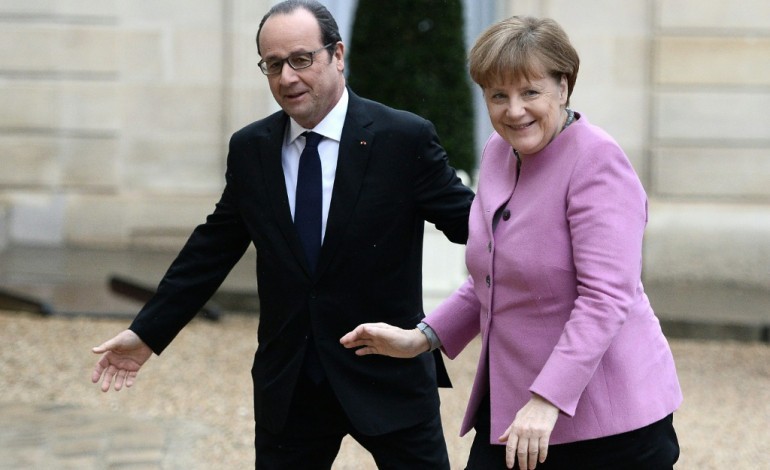 Paris (AFP). Crise migratoire: Merkel à l'Elysée avant un sommet crucial 