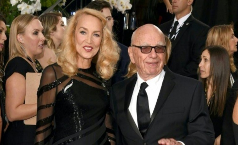 Londres (AFP). Rupert Murdoch, l'homme le plus heureux du monde d'avoir épousé Jerry Hall