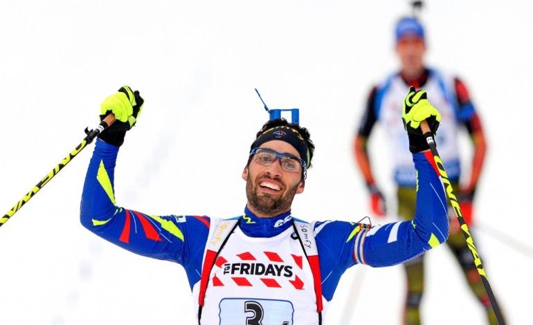 Oslo (AFP). Biathlon: Martin Fourcade sacré champion du monde de sprint