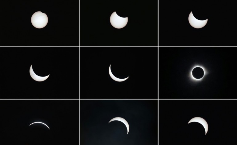Ternate (Indonésie) (AFP). Eclipse totale de Soleil en Indonésie et dans le Pacifique
