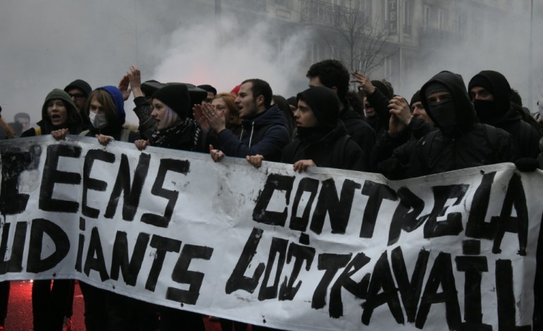 Paris (AFP). Loi travail: entre 400.000 et 500.000 manifestants 
