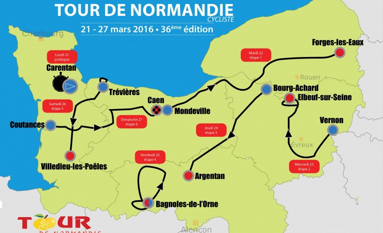 Une semaine de vélo avec le Tour de Normandie