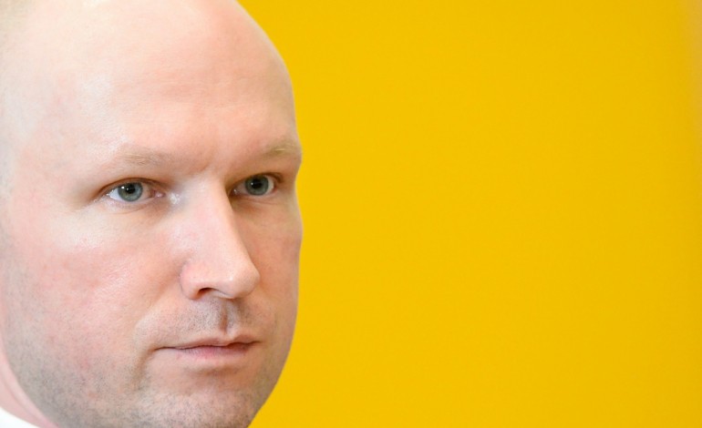 Prison de Skien (Norvège) (AFP). Breivik à la barre