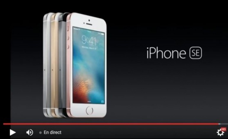 Apple annonce la sortie de l'iPhone SE, un iPhone 5 bien plus puissant