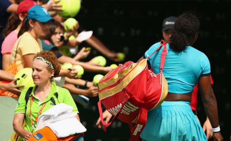 Miami (AFP). Tennis: Serena Williams tombe de haut à Miami