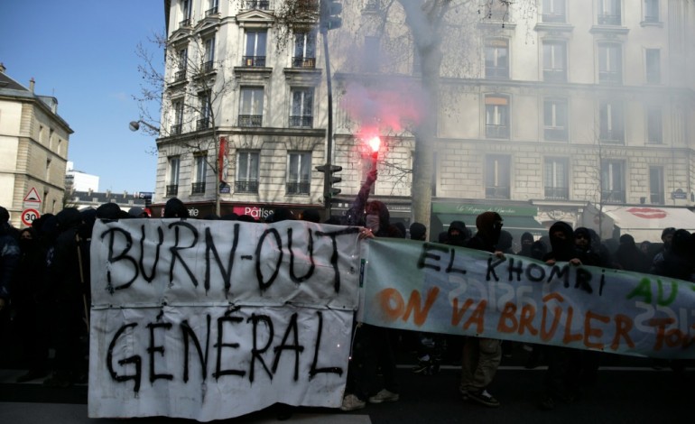 Paris (AFP). Loi travail: onze gardes à vue en marge de la manifestation de jeunes