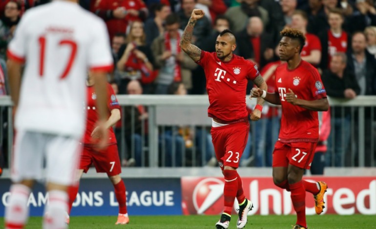 Berlin (AFP). Ligue des champions: Vidal assure le service minimum pour le Bayern