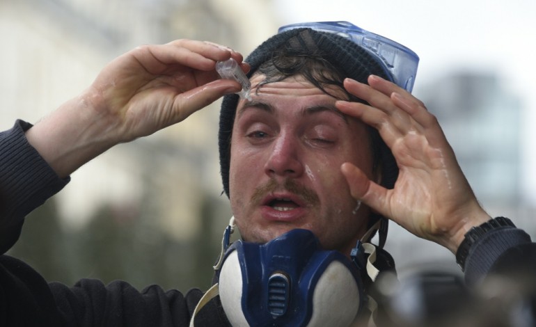 Rennes (AFP). Loi travail: des heurts et des blessés à Rennes lors de la manifestation