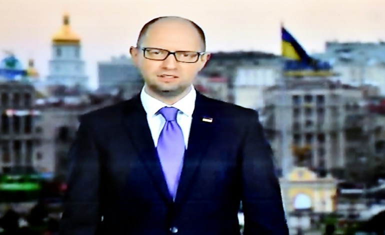 Kiev (AFP). Le Premier ministre ukrainien Arseni Iatseniouk annonce sa démission