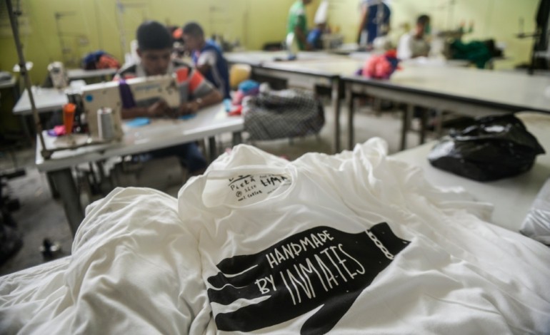 Lima (AFP). Au Pérou, des vêtements d'une marque lancée par un Français fabriqués en prison