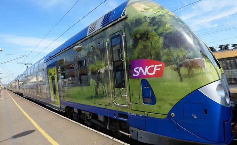 En Normandie, trains et gares se mettent aux couleurs de l'Impressionnisme