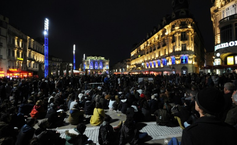 Montpellier (AFP). La Nuit debout "décolle" à Montpellier et parle "convergence des luttes"