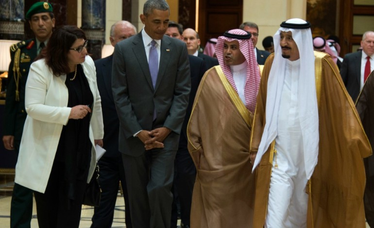 Ryad (AFP). Obama en Arabie: priorité à la lutte contre l'EI