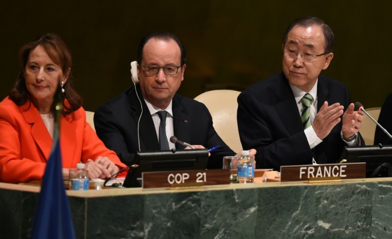 Nations unies (Etats-Unis) (AFP). Accord de Paris sur le climat: 171 pays vont signer selon Ban Ki-moon
