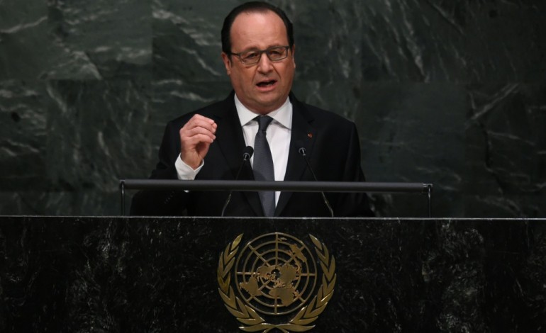 New York (AFP). Climat: à l'ONU, Hollande appelle le monde à traduire l'accord de Paris en "actes"