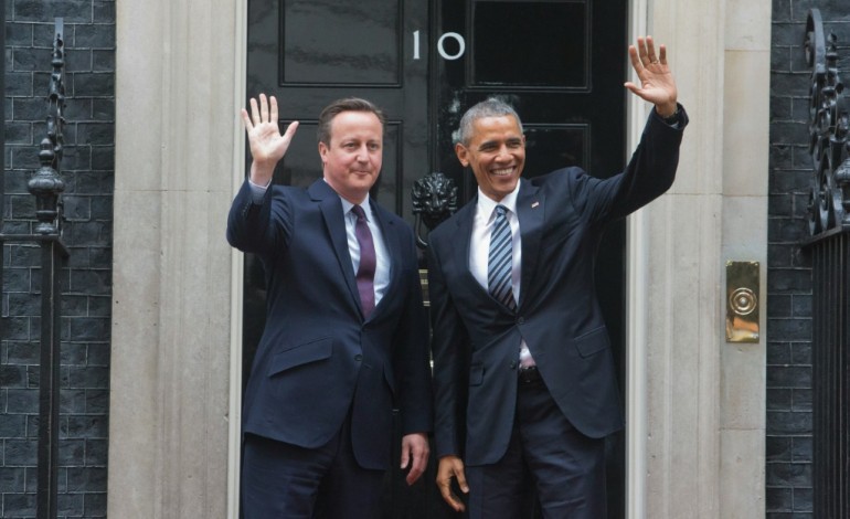 Londres (AFP). Grande Bretagne: le traité de libre échange UE/Etats-Unis ferait gagner "des milliards", selon Cameron