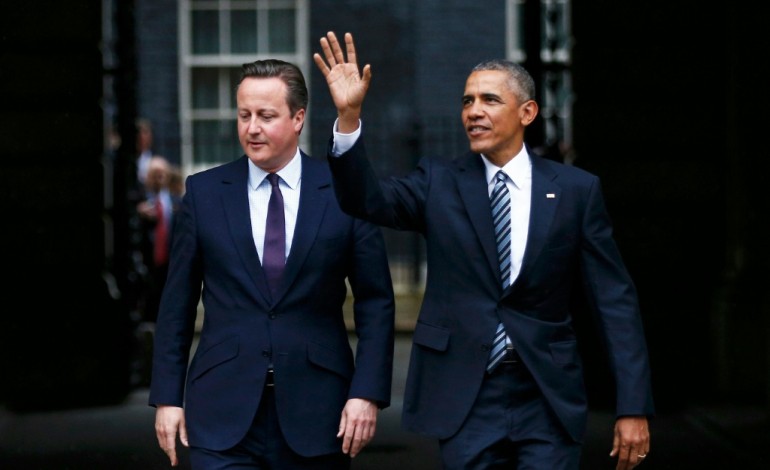 Londres (AFP). Obama menace le Royaume-Uni de conséquences commerciales en cas de Brexit