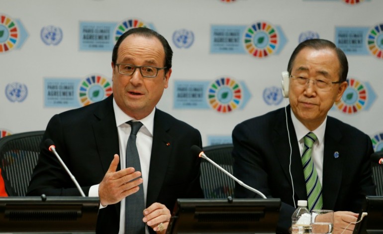 Paris (AFP). Environnement: Hollande donne le coup d'envoi de la 4e conférence 