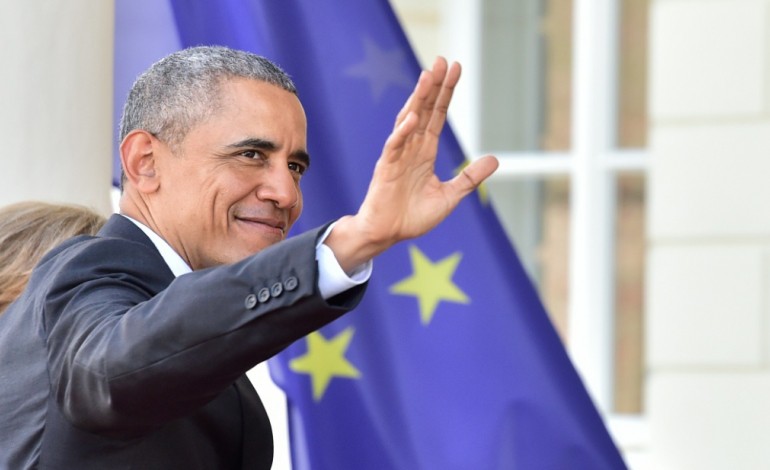 Hanovre (Allemagne) (AFP). Obama en Allemagne: crises européennes au menu d'un mini-sommet
