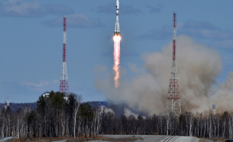 Vostotchny (Russie) (AFP). Soyouz: décollage réussi depuis le nouveau cosmodrome Vostotchny