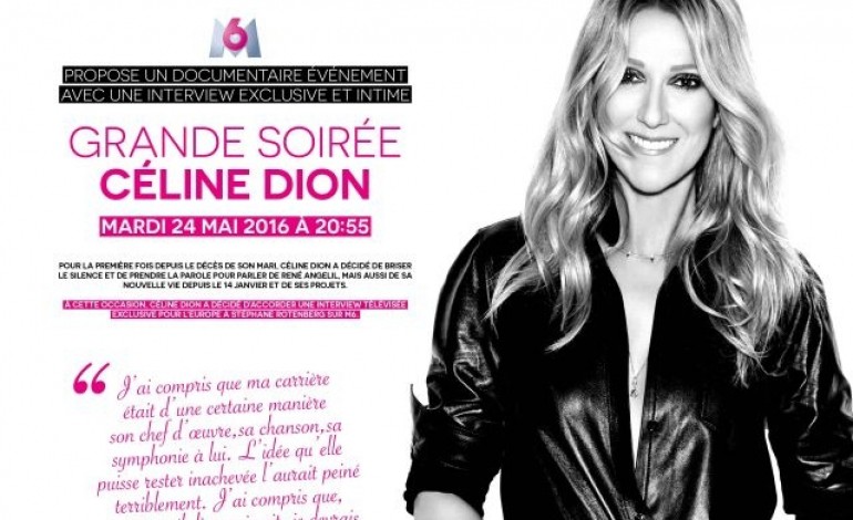 Céline Dion va se confier à M6 le 24 mai, après le décès de son mari René Angelil
