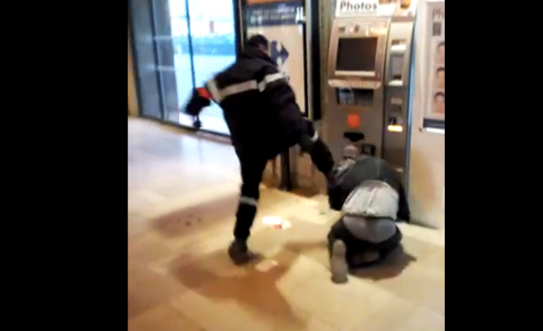 Un SDF tabassé par un vigile dans une gare : la vidéo virale