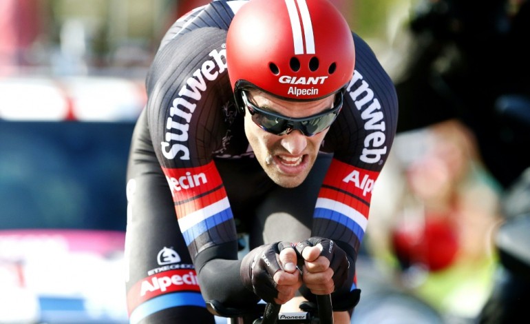 Apeldoorn (Pays-Bas) (AFP). Giro: Tom Dumoulin remporte la 1re étape et s'empare du maillot rose