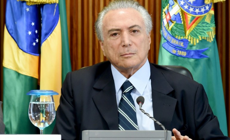 Brasilia (AFP). Brésil: pas d'état de grâce pour Temer qui prépare "des mesures difficiles"