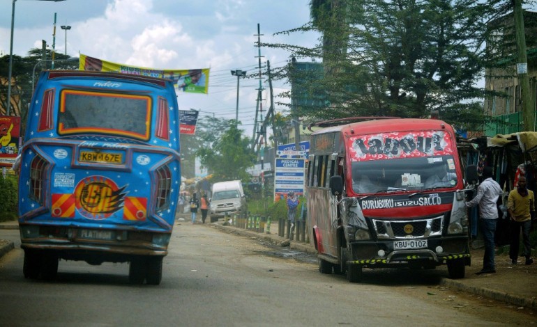 Nairobi (AFP). Kenya: des bus étonnants dans les rues de Nairobi