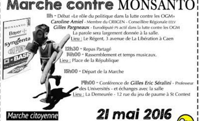 A Caen, une marche citoyenne contre Monsanto et les OGM