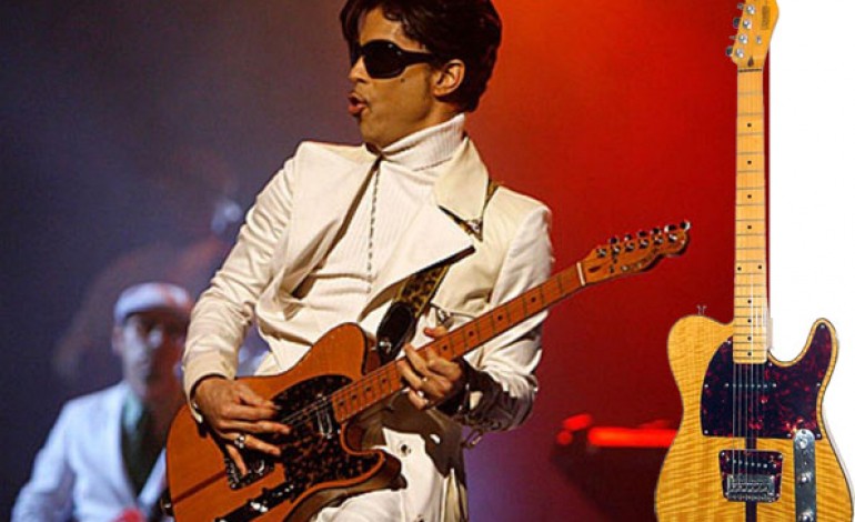 La guitare de Prince mise aux enchères